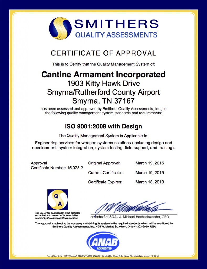 Q-2308 ISO Certificate